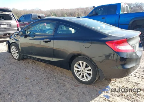 2012 Honda Civic Ex z USA, uszkodzony, nr VIN 2HGFG3B85CH534283